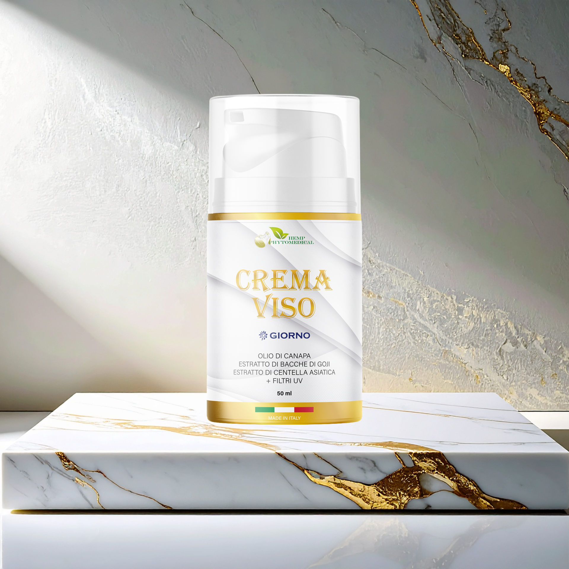 Crema Viso Giorno idratante protettiva Canapa