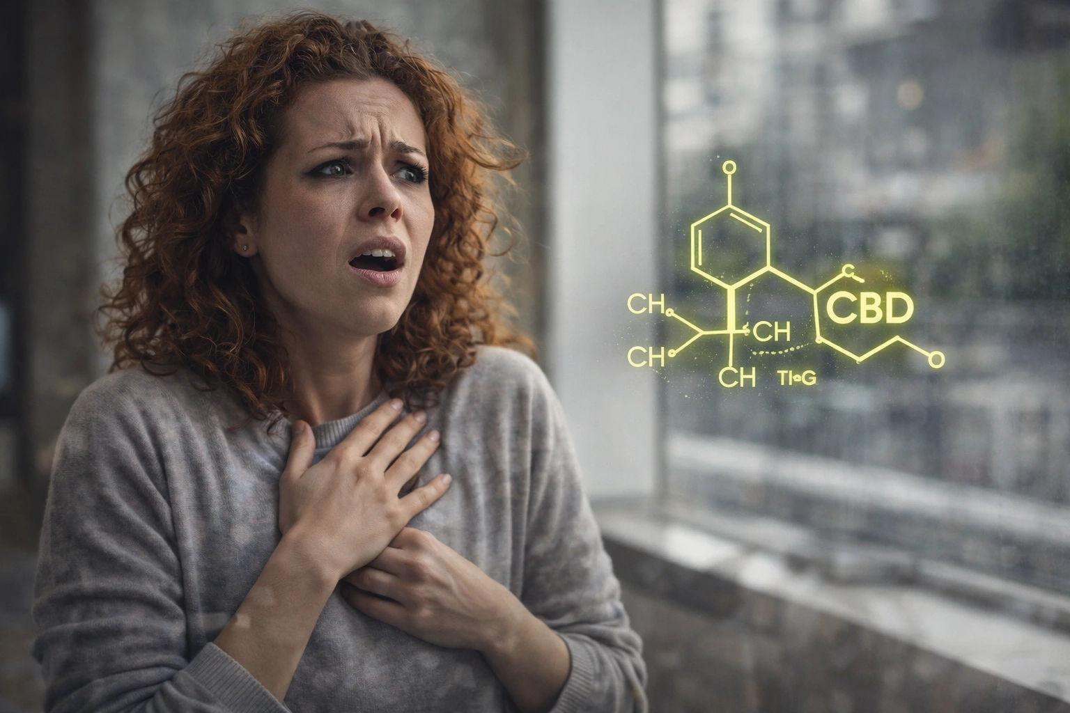 attacco di panico con difficoltà respiratoria e tensione toracica in contesto reale