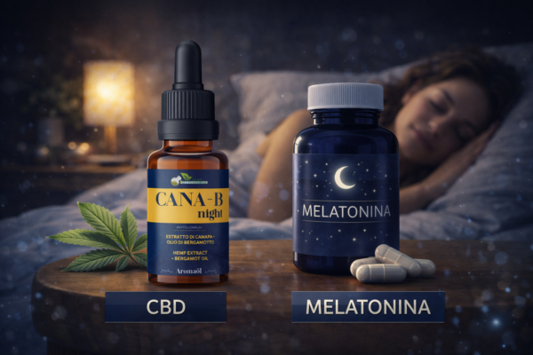 CBD o melatonina: differenze, effetti e quale scegliere davvero