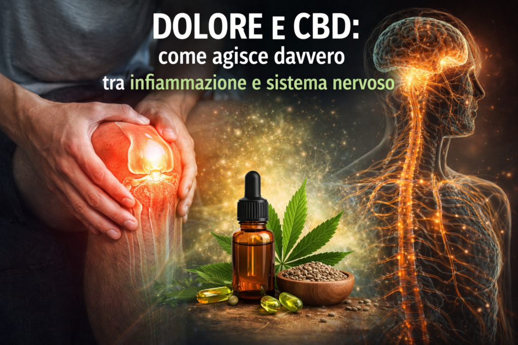 dolore cbd infiammazione sistema nervoso
