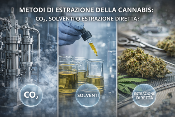 Metodi di estrazione della cannabis: CO₂, solventi o estrazione diretta?