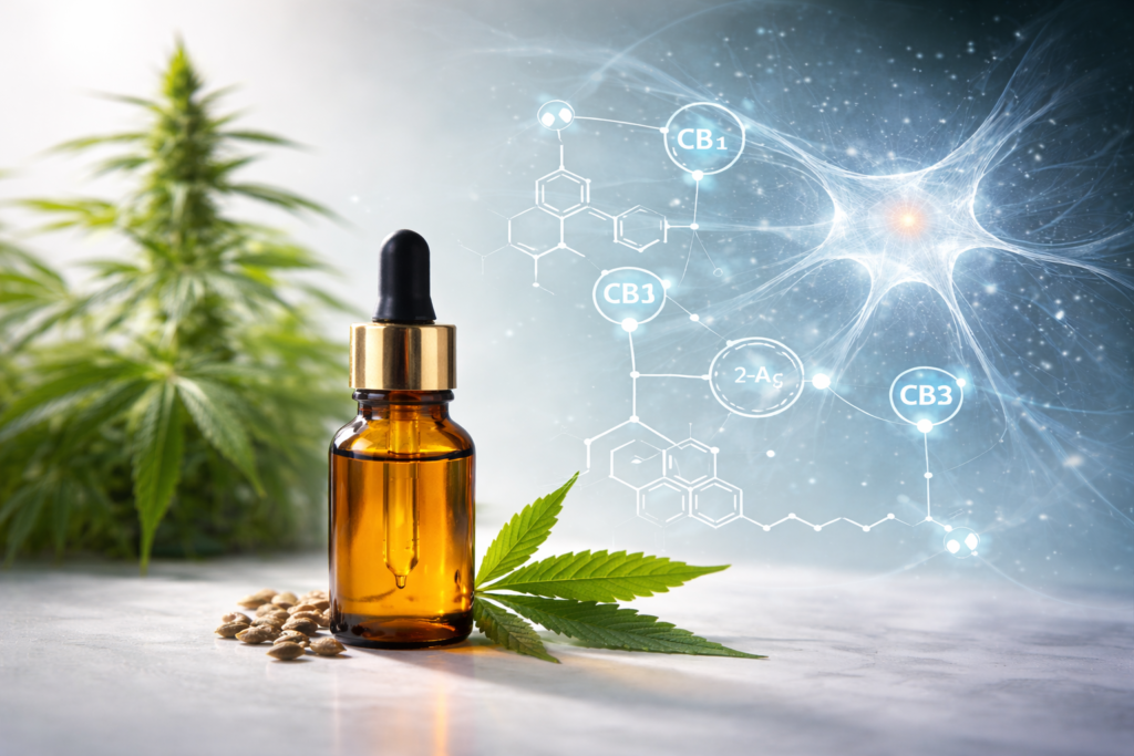 olio canapa fitocannabinoidi recettori endocannabinoidi