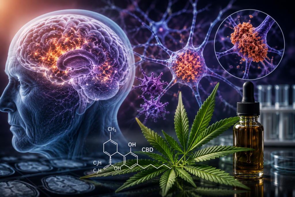 cbd alzheimer neuroinfiammazione studi hemp phytomedical