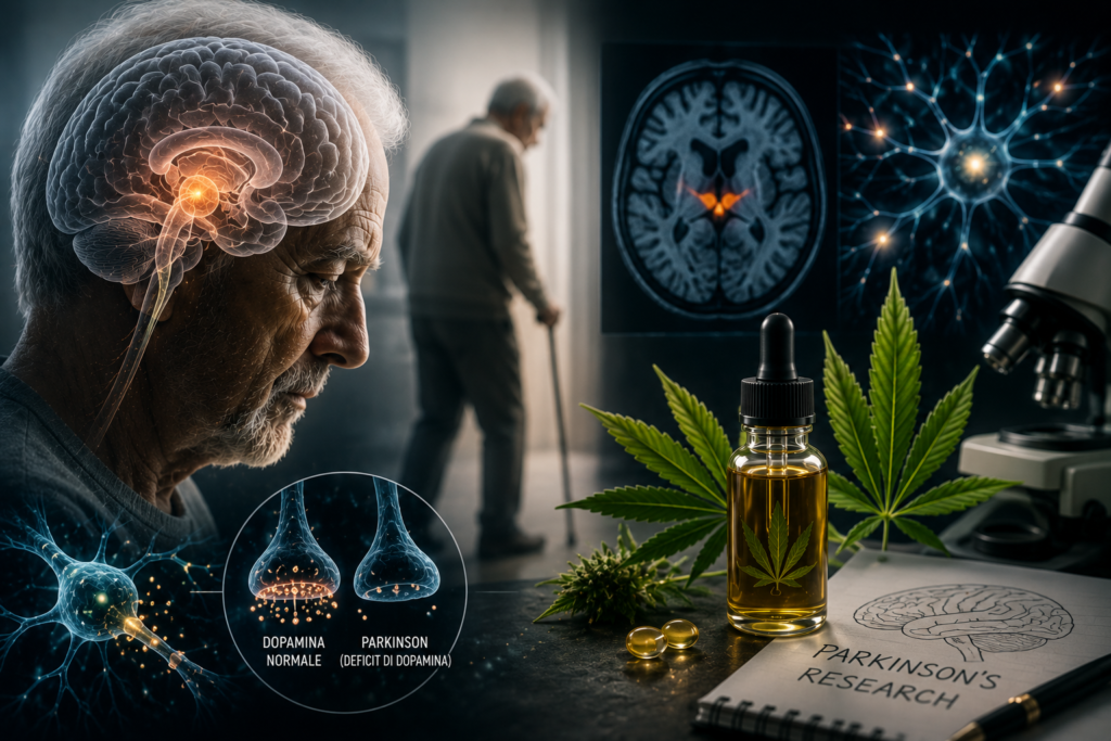 parkinson cannabinoidi ricerca neurologica hemp phytomedical