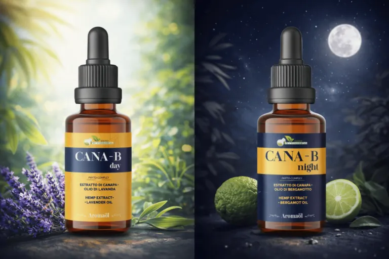 La linea CANA-B Day e Night di Hemp Phytomedical